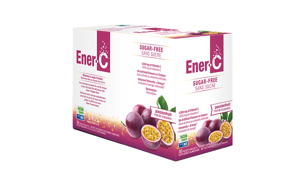 Ener-C Multivitamin Drink Mix, 1000mg Vitamin C - Sugar Free Passionfruit
