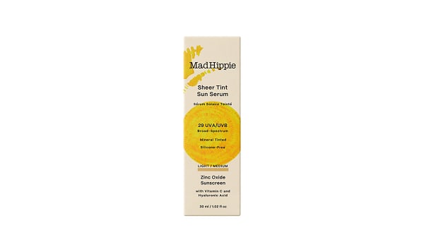 Sheer Tint Sun Serum  Zinc Face Sunscreen SPF 29 - Light/Medium