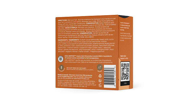 Shampoo Bar Volume Orange Cardamom