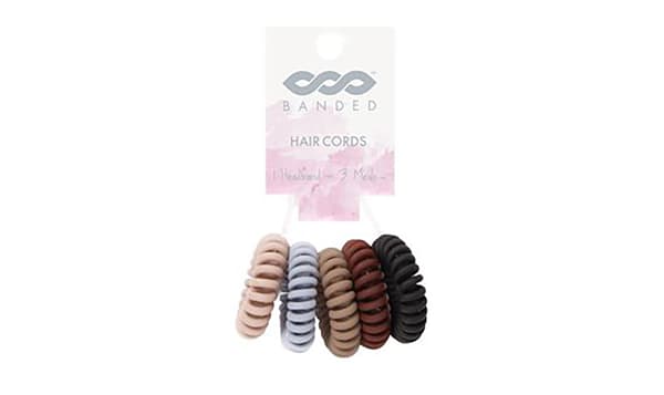 Mini Hair Cords Fossil Matte