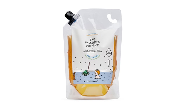 Kids Shiny Shampoo and Wash Refill Bag