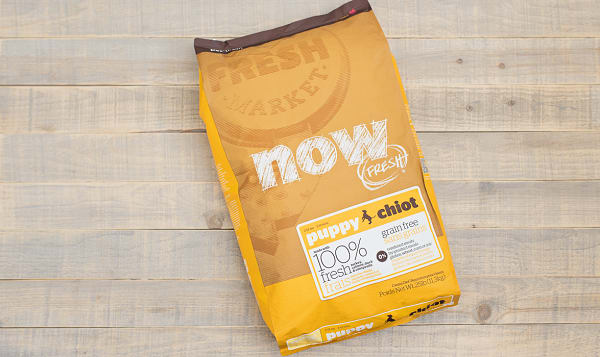 Now puppy food sales