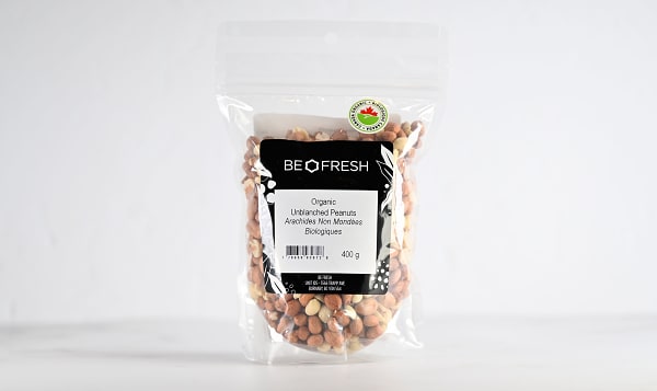 Organic Peanuts, Unblanched, Raw