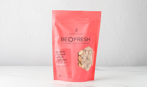 Organic Whole Salted & Roasted Cashews