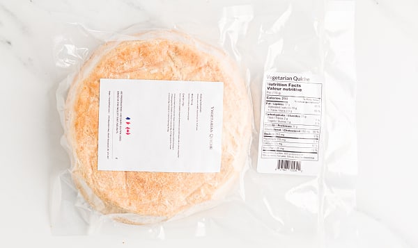 Veg Quiche (Frozen)