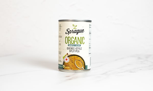 Organic Quebec Style Split Pea Soup
