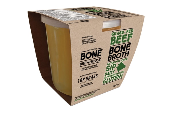 Grass Fed Beef Bone Broth (Frozen)