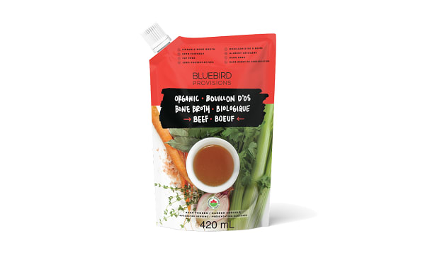 Organic Grass Fed Beef Bone Broth (Frozen)