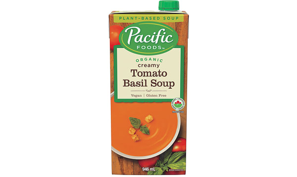 Organic Creamy Tomato Basil Soup