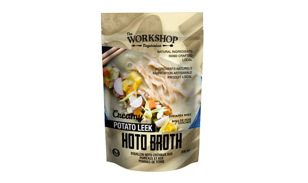 Vegan Creamy Potato Leek Hoto Broth (Frozen)