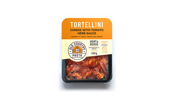 Cheese Tortellini with Tomato Herb Sauce