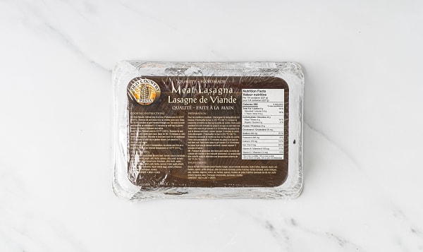 Natural Beef Lasagna (Frozen)