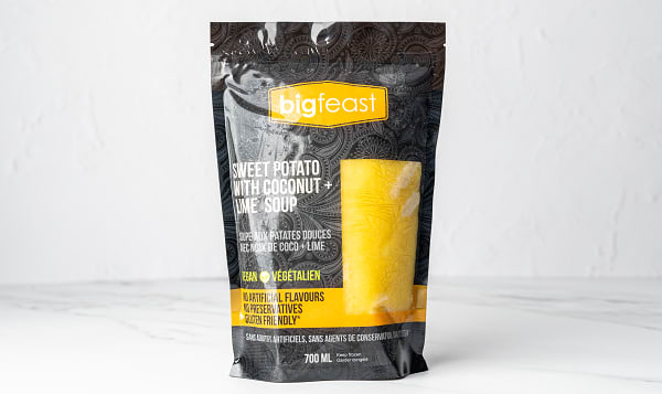 Sweet Potato, Coconut & Lime Soup (Frozen)