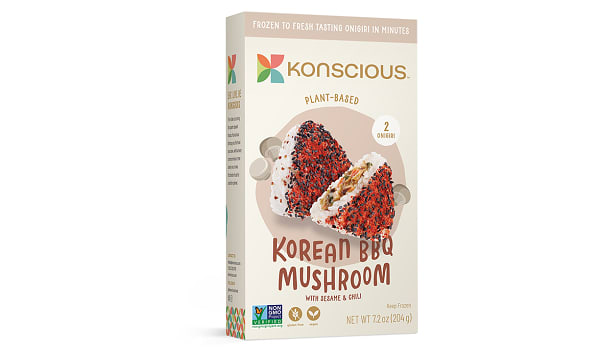 Onigiri Korean BBQ Mushroom Plant Based (Frozen)