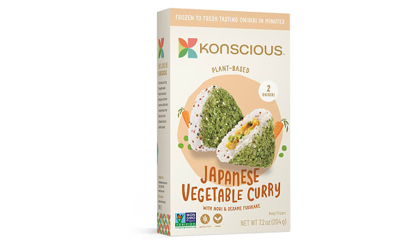 Onigiri Japanese Vegetable Curry Plant Based (Frozen)