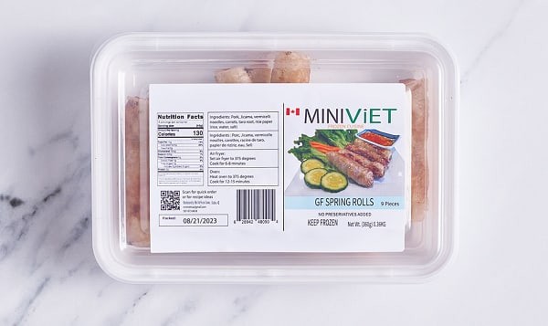 GF Spring Rolls (Frozen)
