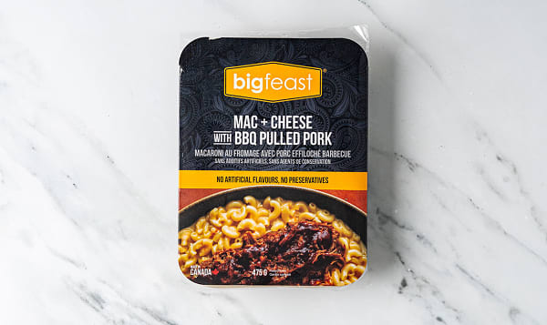 Mac & Cheese with BBQ Pulled Pork (Frozen)