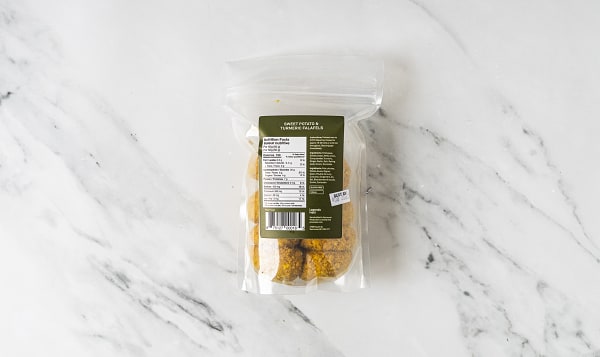 Sweet Potato & Turmeric Falafels (Frozen)