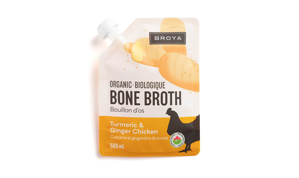 Organic Turmeric & Ginger Chicken Bone Broth