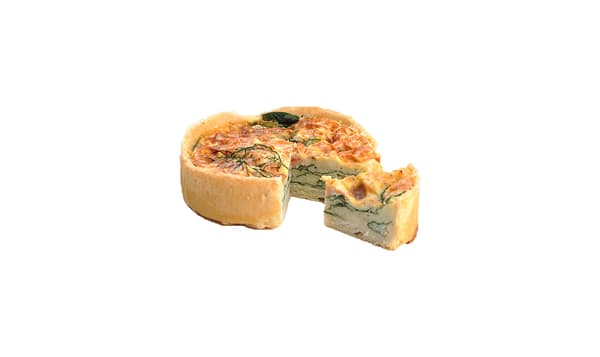 Smoked Salmon & Dill Quiche (Frozen)