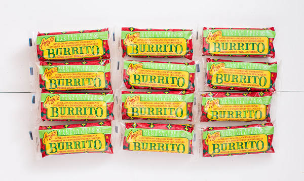 Amy's Gluten Free Bean & Cheese Burrito - CASE (Frozen)