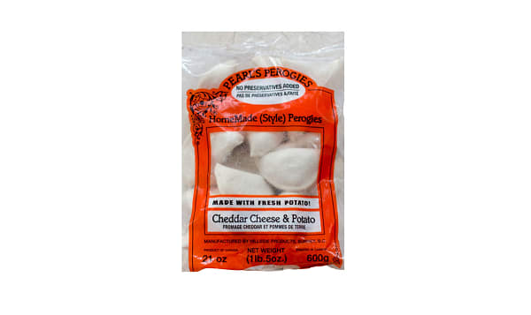 Cheddar and Potato Perogies - CASE (Frozen)