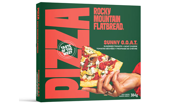 Sundried Tomato and Goat Cheese Flatbread Pizza (Frozen)