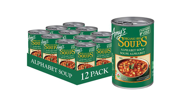 Organic Alphabet Soup - BPA Free - CASE