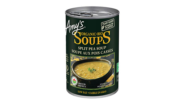 Organic Split Pea No Fat Soup - BPA Free
