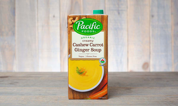 Organic Cashew Carrot Ginger Soup