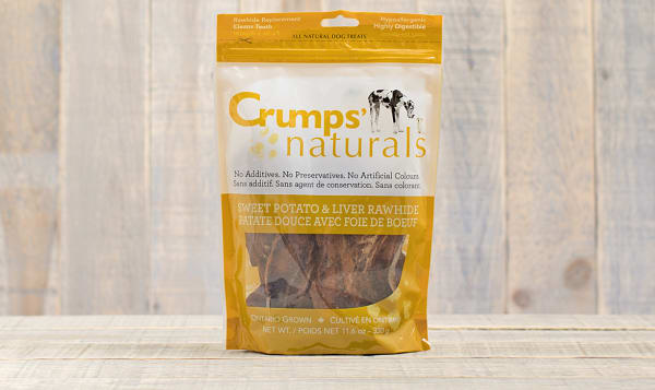 Crumps sweet potato new arrivals chews