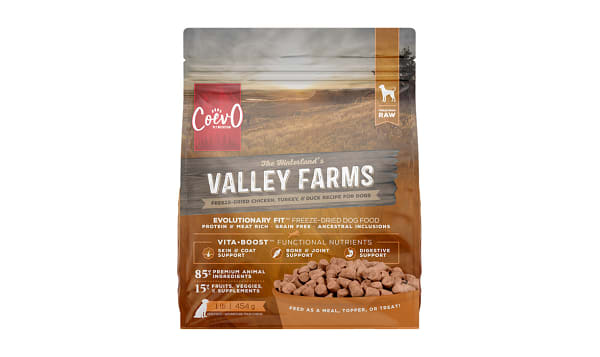 Freeze-Dried Raw Valley Farms Recipe For Dogs