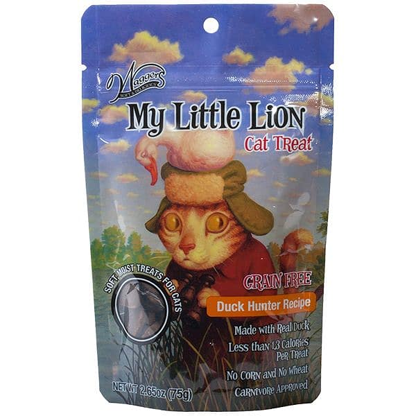 Wagger S My Mighty Lion Duck Hunter Cat Treats 75 G Shop At Spud Ca