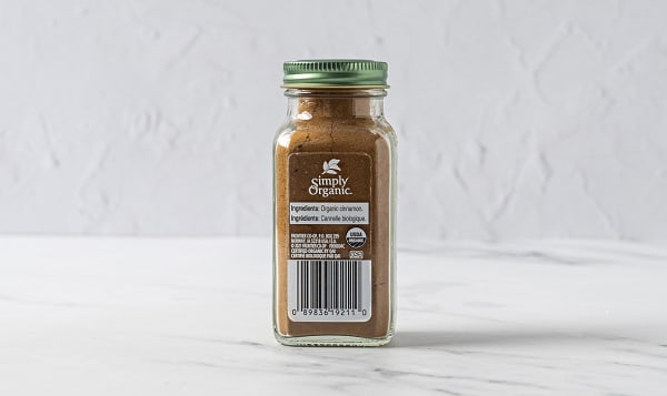 Organic Cinnamon, Ground in Glass Bottle