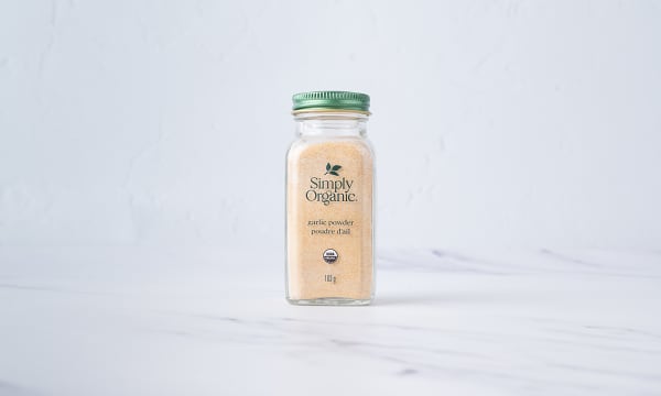 Organic Garlic Powder in Glass Bottle