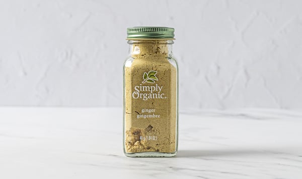Organic Ginger Root, Ground, in Glass Bottle
