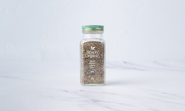 Organic Ground Pepper in Glass Bottle