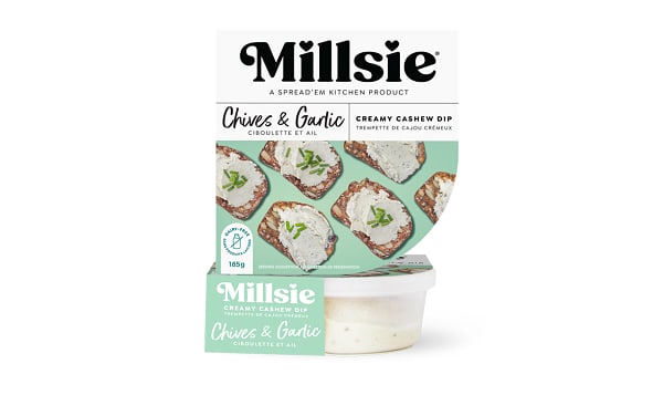 Millsie Chives & Garlic Creamy Cashew Dip