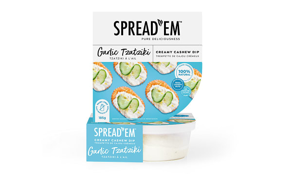Garlic Tzatziki Creamy Cashew Dip