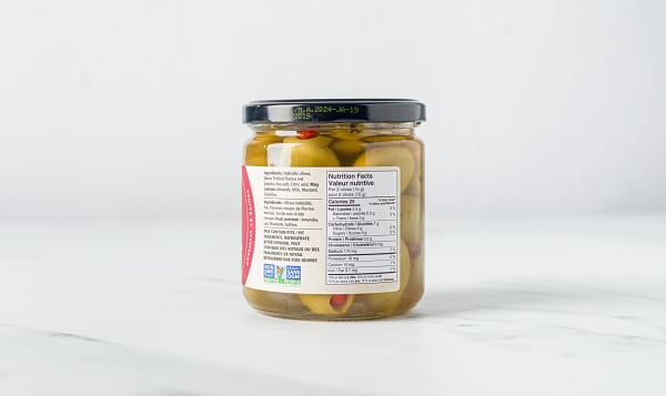 Red Pepper Stuffed Olives