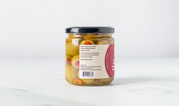 Red Pepper Stuffed Olives