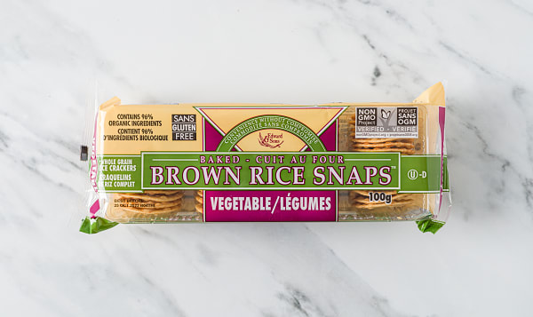 Brown Rice Snaps - Vegetable
