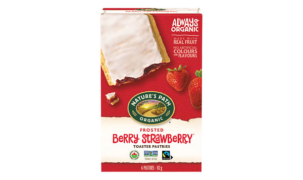 Organic Berry Strawberry Toaster Pastries