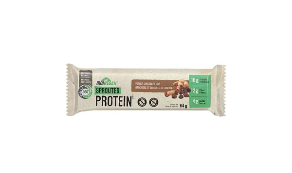 Sprouted Protein Bar - Peanut Chocolate Chip - CASE