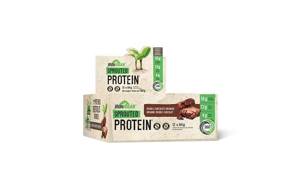 Sprouted Protein Bar - Double Chocolate Brownie - CASE