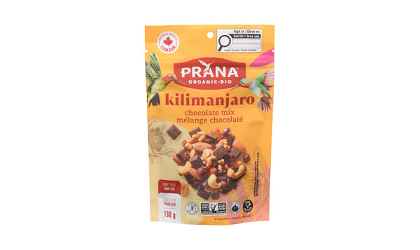Prana Organic Kilimanjaro - Deluxe Chocolate Trail Mix, 150 g
