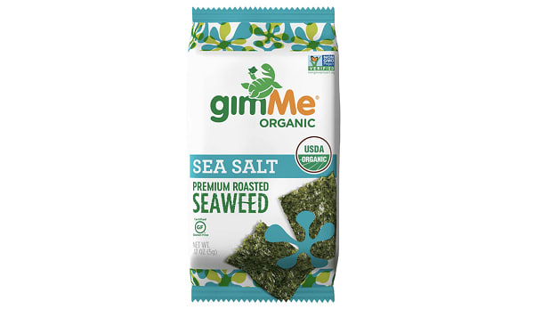 Organic Roasted Seaweed Snack - Sea Salt - CASE
