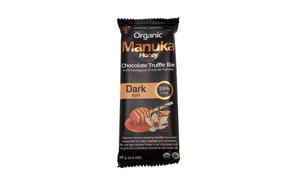 Organic Manuka Honey Truffle Bar - 55% Dark