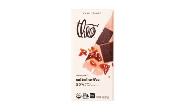 Organic Chocolate Bar - 55% Dark Toffee