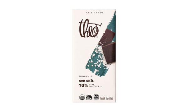 Organic Chocolate Bar - 70% Dark Sea Salt